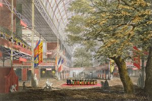 Abschlusszeremonie, aus Dickinsons umfassenden Bildern der Großen Ausstellung von 1851, veröffentlicht 1854 von English School