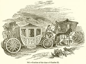 Kutschen zur Zeit von Charles II