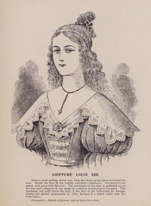 Frisur Louis XIII