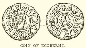 Münze von Ecgberht von English School