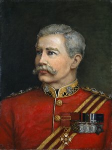 Oberst Hugh Shaw VC CB, Royal Irish Regiment, 1885 von English School