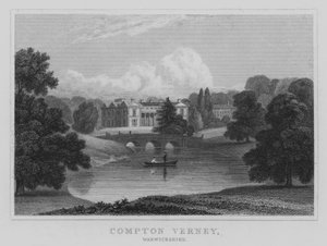 Compton Verney, Warwickshire (Gravur) von English School