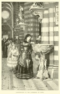 Firmung im Dom von Siena von English School