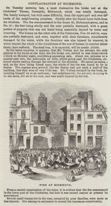 Brand in Richmond (Stich) von English School