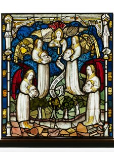 Erhaltenes Panel aus dem Großen Ostfenster der York Minster: 