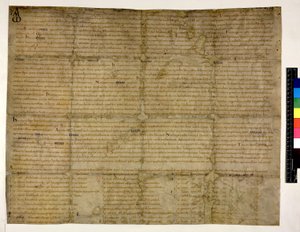 Restitution der Freiheit an Abingdon, 993 von English School