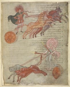 Streitwagen der Sonne und des Mondes, Illustration aus 