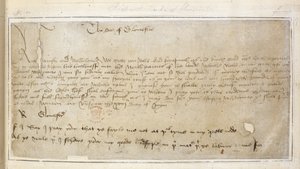 Richards erster überlebender Brief an Sir John Say