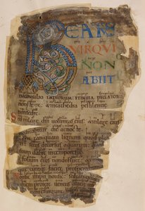 Beowulf, Illustrierte Seite aus 