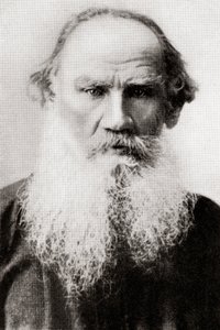Graf Lev Nikolajewitsch Tolstoi, alias Leo Tolstoi, aus Hutchinsons Geschichte der Nationen, veröffentlicht 1915 von English School