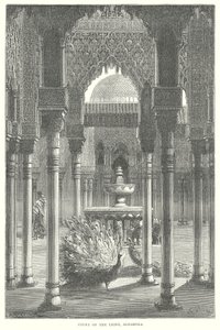 Löwenhof, Alhambra (Gravur) von English School