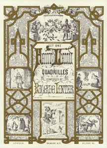 Titelbild des ersten Satzes von Fairy Land Quadrilles, komponiert von Ricardo Lenter von English School