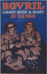 Titelblatt des Bovril-Handbuchs und Kriegstagebuchs von English School