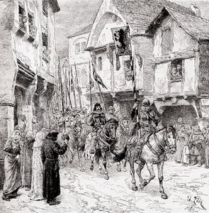 Kreuzfahrer auf dem Weg ins Heilige Land von English School
