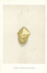 Kristall des Gelben Kapdiamanten, aus Edwin Streeter