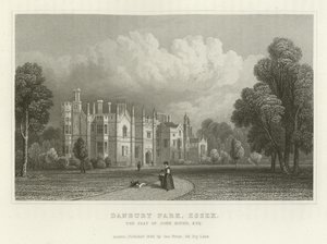Danbury Park, Essex, der Sitz von John Round, Esquire von English School