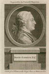 David Garrick, graviert für das Universal Magazine