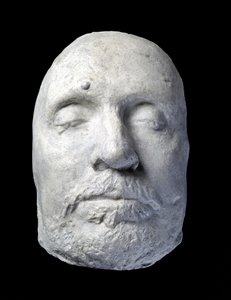 Totenmaske von Oliver Cromwell, 1658 (Gips)