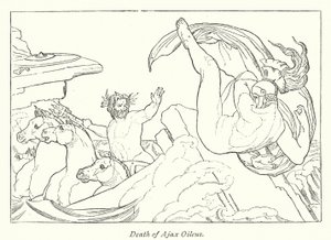 Tod des Ajax Oileus von English School
