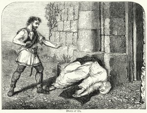 Tod von Eli (Gravur) von English School