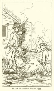Tod von General Wolfe, 1759 von English School