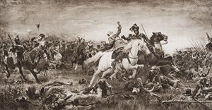 Tod von Gustav II. Adolf, Illustration aus 