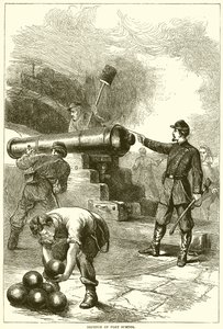 Verteidigung von Fort Sumter von English School