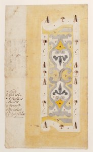 Entwurf für einen Knotengarten, Bush Hill, nahe Edmonton, London, 1713 von English School