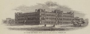 Entwurf für das Außenministerium, Banks und Barry, Architekten, Prämie, £500 (Gravur) von English School