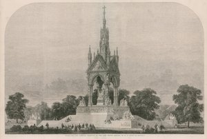 Entwurf für das Nationaldenkmal des verstorbenen Prinzgemahls von English School