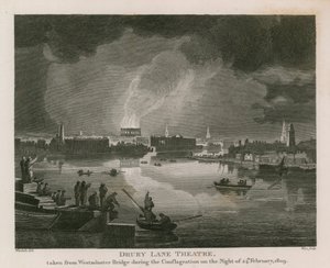 Zerstörung des Drury Lane Theatre, 24. Februar 1809