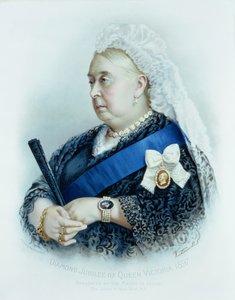 Diamantenes Jubiläum von Königin Victoria (1819-1901) 1897 von English School