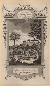 Verschiedene Reisemethoden im Kongo (Stich) von English School