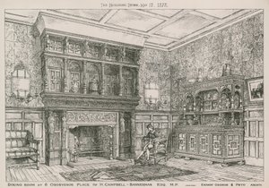 Esszimmer in 6 Grosvenor Place für H. Campbell-Bannerman, MP von English School