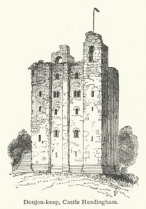 Bergfried, Burg Headingham