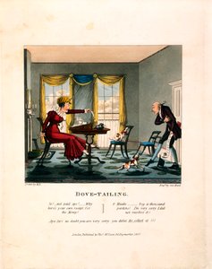 Schwalbenschwanzverbindung, graviert von George Hunt, veröffentlicht von Thomas Mclean, 1827 von English School