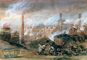 Dowlais Eisenwerke von English School