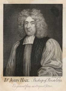 Dr. John Hail, Bischof von Bristol im Jahr 1691 von English School