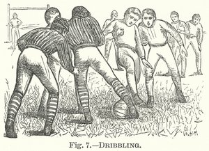 Dribbeln (Gravur) von English School