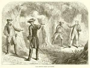 Duell zwischen Wilkes und Martin von English School