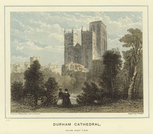 Durham Kathedrale, Südwestansicht