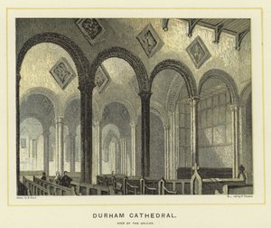Durham Kathedrale, Ansicht der Galiläa von English School