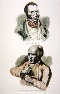 Dutch Sam und John Smith, aus einem Druck veröffentlicht 1812