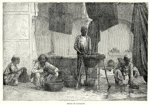 Färber von Lucknow (Gravur) von English School