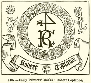Frühe Druckermarken: Robert Coplande