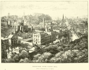 Edinburgh, vom Calton Hill von English School