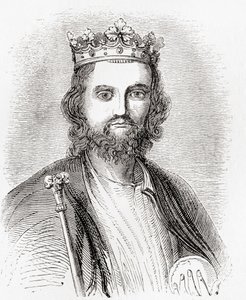 Eduard II., auch bekannt als Eduard von Caernarfon, aus Altes England: Ein Bildmuseum, veröffentlicht 1847