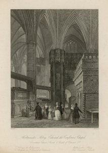 Kapelle von Edward dem Bekenner in der Westminster Abbey von English School