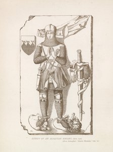 Abbild eines elsässischen Ritters, ca. 1320 von English School