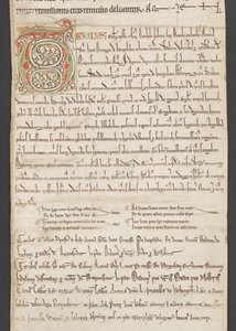 Egerton MS 2849, Membran III, um 1225-30 von English School